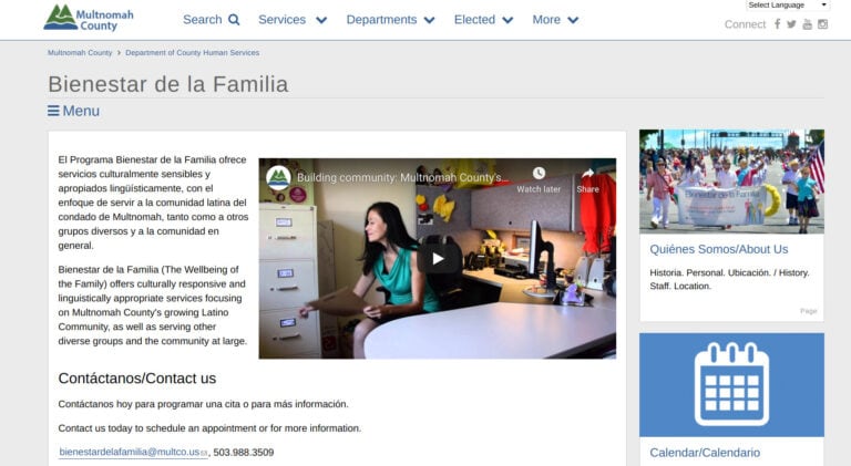 Bienestar De La Familia works with latino clients on behavioral health issues like addiction treatment in Portland.