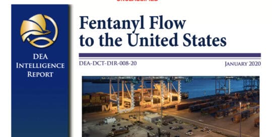 fentanyl flow into the united states dea intelligence report unclassified portland oregon