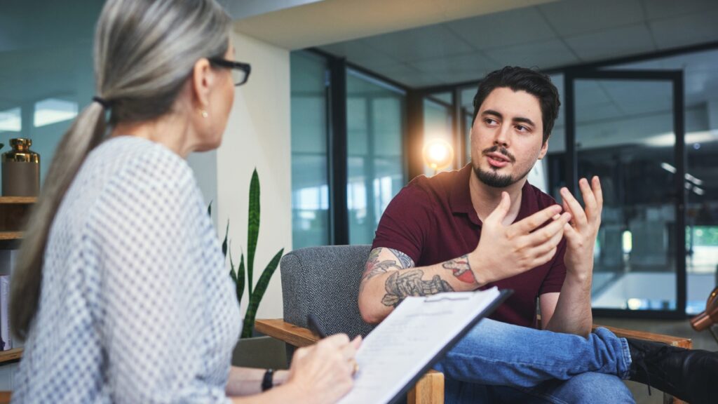 A man shares his experiences with anxiety during anxiety treatment in portland