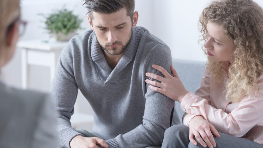 A couple shares their experience during a consultation.