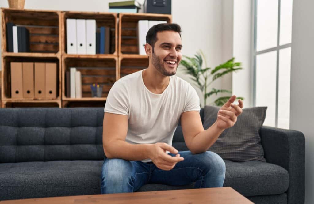 A man finds hope through individual therapy after completing 7-OH addiction treatment in Portland, OR.